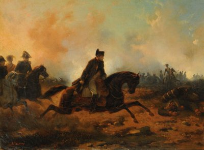Napoleon and the Loot of Waterloo by Hippolyte Bellange